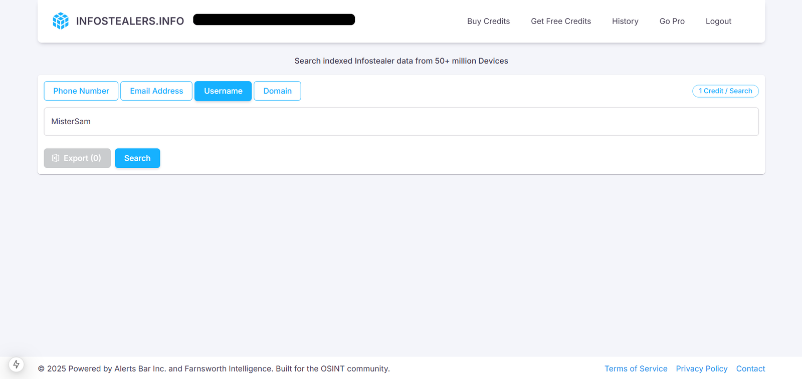 Deanonymizing Cyber Threat Actors Using Infostealer-Derived Data. Case Study: MisterSam